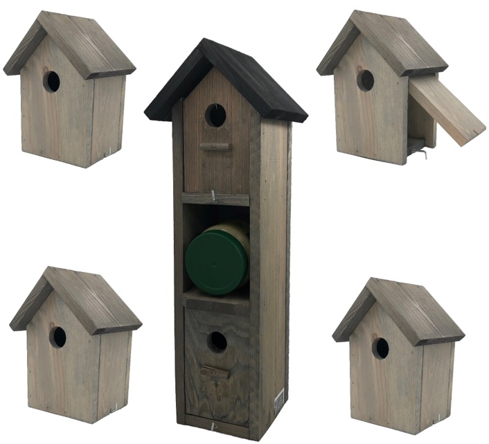 Ounce demonstratie vaardigheid Vogelhuisje – 5x Nestkast Pindakaas Pindakaaspothouder – Garden Spirit